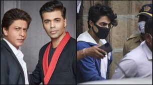 Watch Now: Karan Johar rushes to Mannat to meet Shah Rukh Khan and Gauri Khan after Aryan Khan’s bail denial