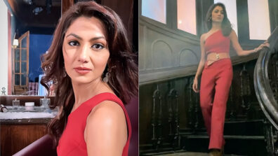 Watch Now: Kumkum Bhagya Sriti Jha walks like she owns the ramp, fans love her red outfit and hoop earrings avatar