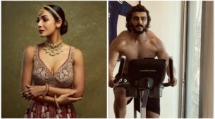 Wedding Vibes: Malaika Arora is the ‘diva of the week’ courtesy her gorgeous Indo-Western deep-neck lehenga avatars, Arjun Kapoor asks, ‘weekend plan?’