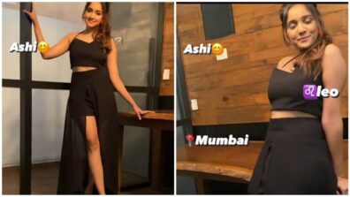 What A Beauty: Ashi Singh flaunts her hot pair of legs in sensuous transparent black slit dress, are you in love already?