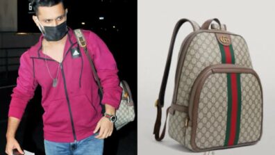 What! Rahul Vaidya Flaunts His Gucci Backpack That Costs Around Rs. 1.3 Lakh