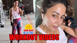 [Workout Videos] Hina Khan sweats it out in the gym in sleeveless tank top, fans feel the heat