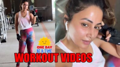 [Workout Videos] Hina Khan sweats it out in the gym in sleeveless tank top, fans feel the heat