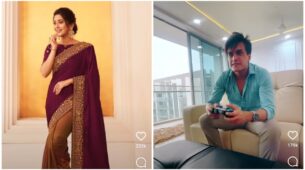 YRKKH social media update: Shivangi Joshi stuns in sarees, Mohsin Khan plays video game