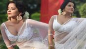Zameen Pe Utri Apsara: Have A Look At Monalisa’s Super Hot White Saree Look That Will Make You Feel The Heat