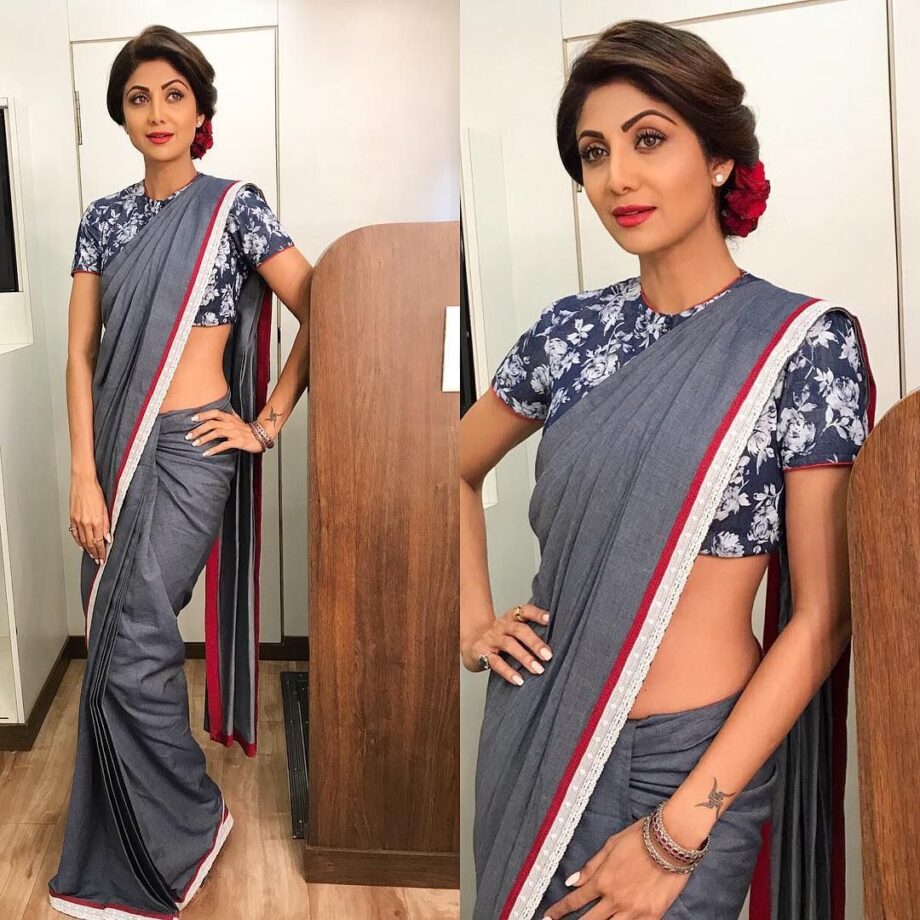 Shilpa Shetty Inspired Hairstyles To Ace Ethnic Looks - 4