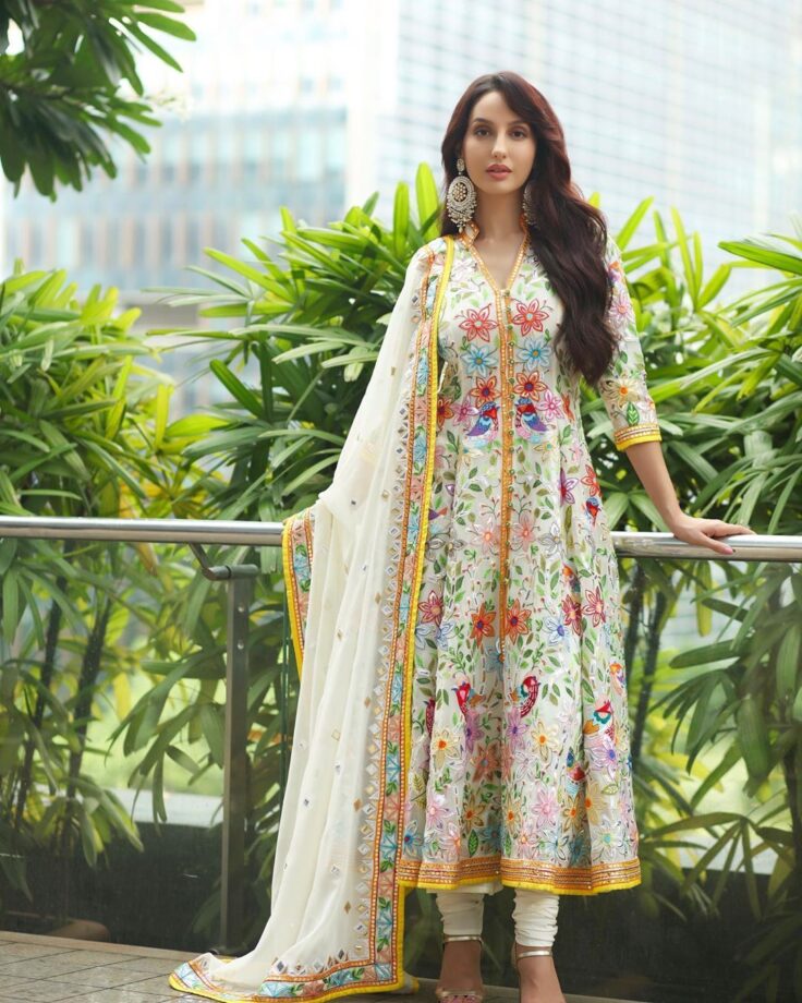 5 Times Nora Fatehi Proved Kurtas Are Enough To Slay Like a Boss - 1