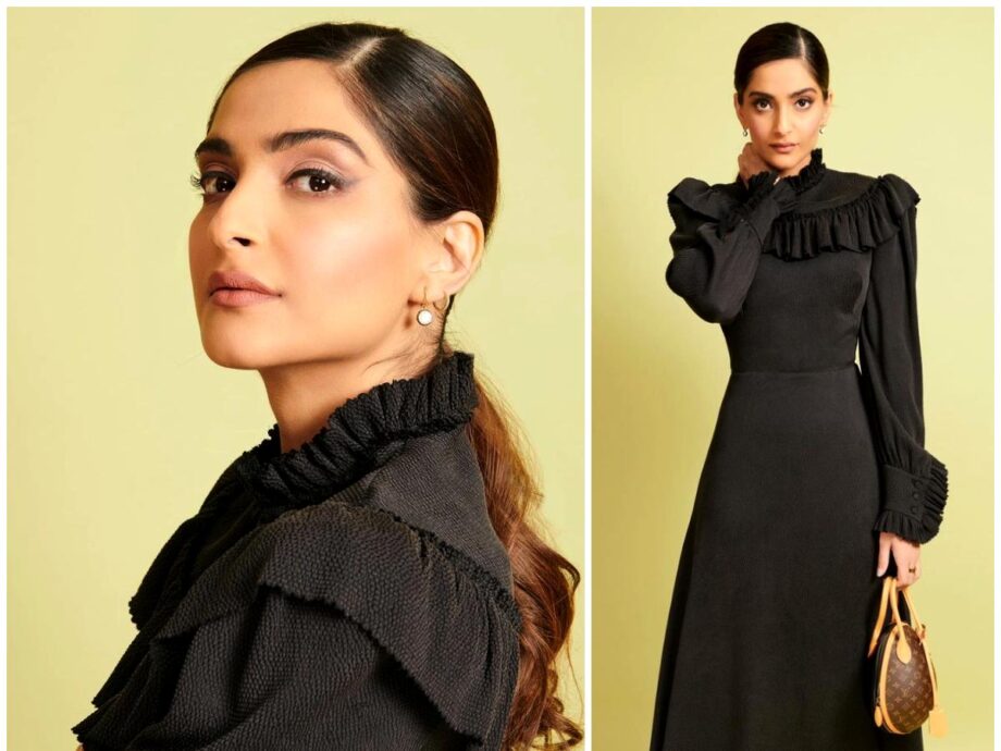 5 Times Sonam Kapoor Ahuja Proved That Black Outfits Can Never Go Out Of Style; Yay Or Nay - 3