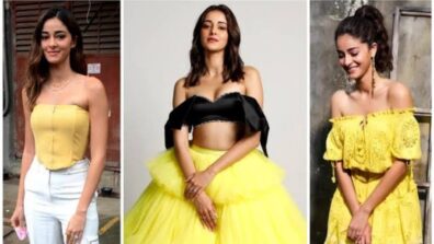 5 Times SOTY 2 Fame Ananya Panday Showed Us How To Add Yellow Hues To Our Wardrobe; From Bodycon Dresses To Lehengas