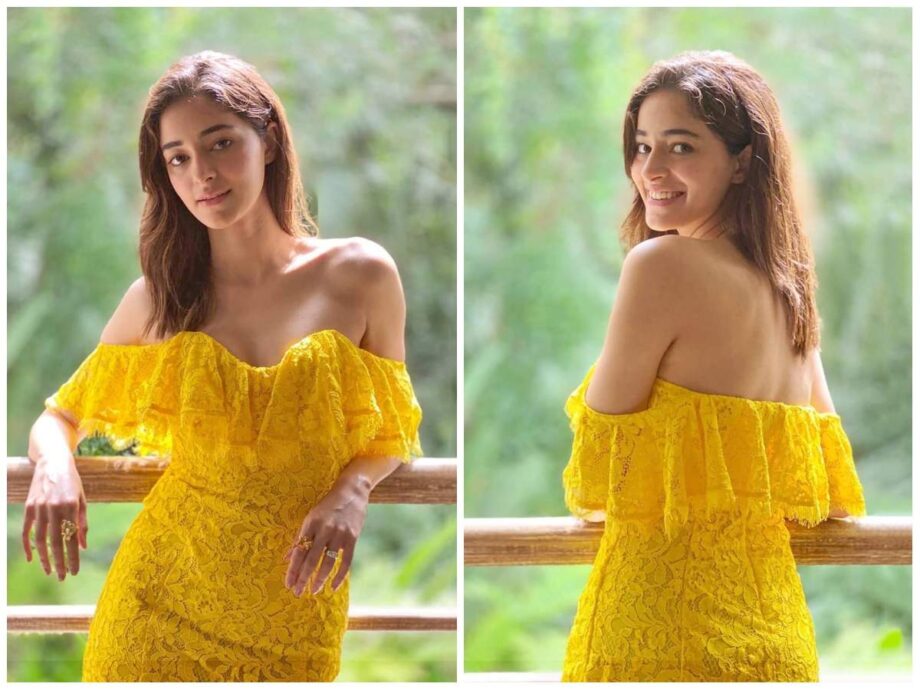 5 Times SOTY 2 Fame Ananya Panday Showed Us How To Add Yellow Hues To Our Wardrobe; From Bodycon Dresses To Lehengas - 0