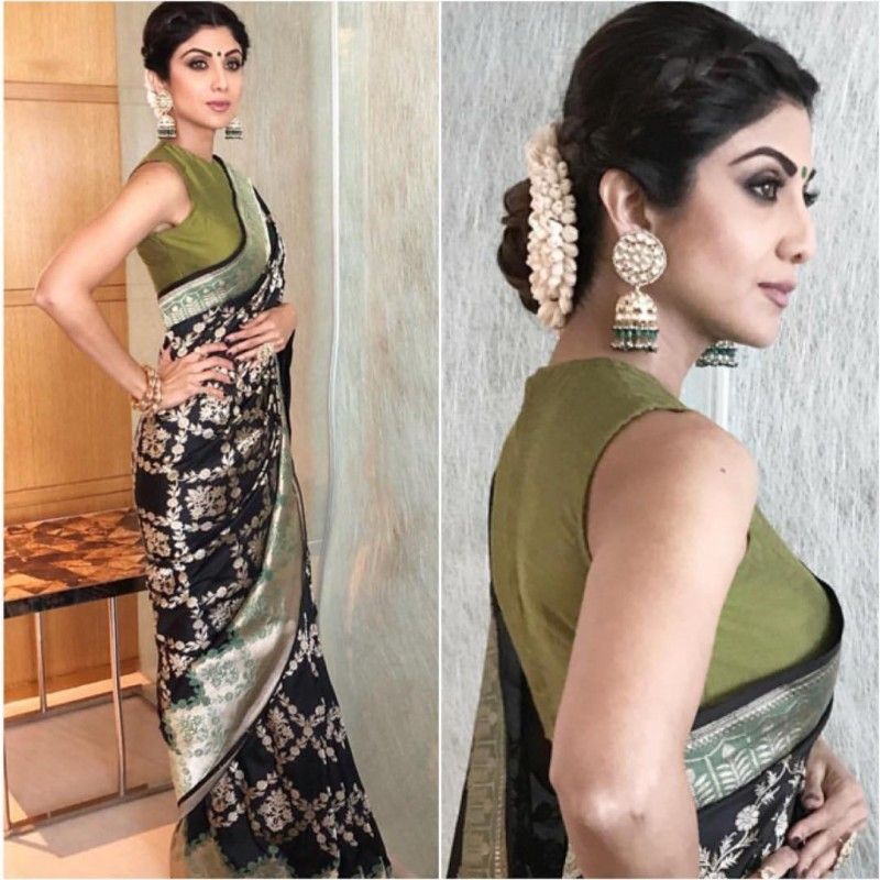 Shilpa Shetty Inspired Hairstyles To Ace Ethnic Looks - 3