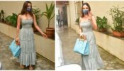 Wow! Kiara Advani Teams A Pretty Grey Strappy Maxi Dress With Expensive Tote Worth Rupees 3 Lakhs, Fans Left Speechless