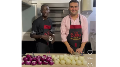 A Video Of A TikToker Khaby Lame Was Spotted Appearing To Open The Chef’s Eyes So That He Could Look At The Onions While Chopping Has Set Netizens Frenzy, Watch