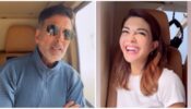 Akshay Kumar and Jacqueline Fernandes caught away candid in Private Jet