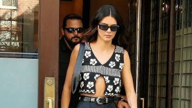 Kendall Jenner Looks Total Knockout In Knitted Keyhole Crop Top: See Pics