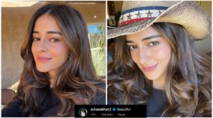Ananya Panday turns a ‘Desert Rose’ on Liger sets, Suhana Khan comments