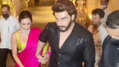 Anil Kapoor Diwali Party Inside Video: Arjun Kapoor and Malaika Arora walk together hand-in-hand, see viral video