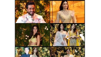 Anushka Ranjan-Aditya Seal Sangeet: Raveena Tandon, Alia Bhatt, Aly Goni, Bhumi Pednekar, Manish Malhotra, Vaani Kapoor, and Athiya Shetty arrive in style, see viral videos