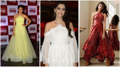 Anushka Sharma, Sonam Kapoor & Tara Sutaria show how to slay in Halter Neck dresses