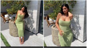 Throwback: Have A Look At The Time When Kylie Jenner Broke The Internet In This Green Outfit
