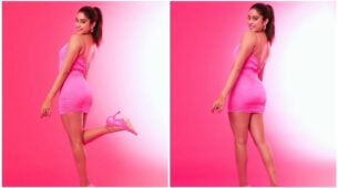 Barbie Baby: Check out Janhvi Kapoor’s hot plunging neckline outfit