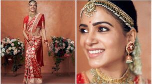 Beaming With Elegance: Amid The Divorce Rumors, Samantha Ruth Prabhu Shares Alluring Pictures Of Herself In A Bridal Attire; See Pics