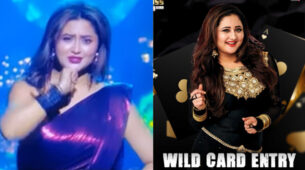 Bigg Boss 15 wild card: Rashami Desai performs hot dance in saree on stage