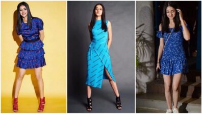 Blue Hues: 5 Times Ananya Panday Mesmerized Us With Her Blue Sartorial Picks That Are Perfect Picks For Date Night