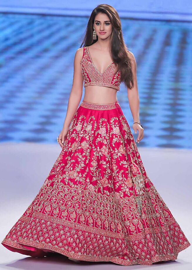 Bold Nora Fatehi To Beautiful Disha Patani: Bollywood Divas Approved Lehengas For Every Occasion - 2