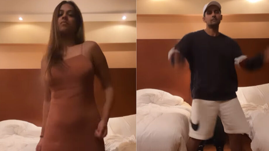 Caught on camera: Nia Sharma does a bold, hot dance with Ravi Dubey, any guesses what's happening? 499958