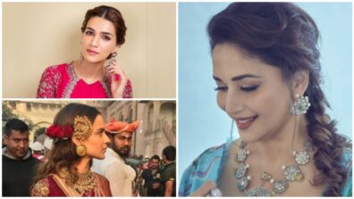 Celeb-Inspired Hairstyles To Celebrate Diwali In Style: From Madhuri Dixit To Kangana Ranaut To Kriti Sanon, Take Inspiration