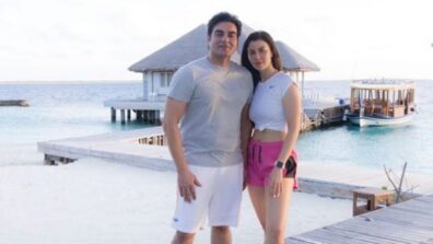 Couple Goals: Arbaaz Khan and girlfriend Giorgia Andriani enjoy a romantic vacation at the Maldives, see viral pics