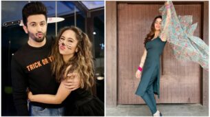 Couple Goals: Dheeraj Dhoopar and Vinny Arora look super cute as they twin in black, Shraddha Arya drops a stunner saying, ‘halloween’