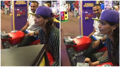 Couple Goals: Sonam Kapoor and Anand Ahuja engage in a bike race, check out who won