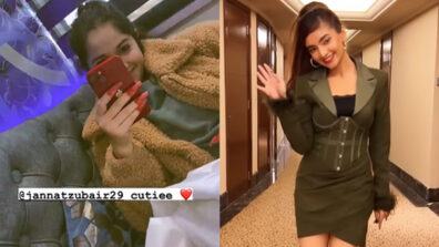 Digital Divas Social Media: Jannat Zubair gives special kiss to someone, Anushka Sen turns hottie in green bodycon dress