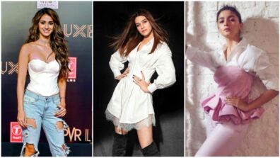 Disha Patani, Kriti Sanon Or Alia Bhatt: Who Aced This Classic White Corset Trend Perfectly?