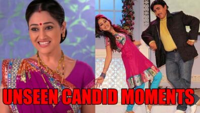 Disha Vakani unseen candid moments from the sets of Taarak Mehta Ka Ooltah Chashmah for fans to love