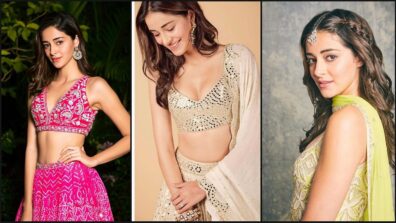 Diwali Vibes: Ananya Panday makes an impressive fashion statement with her ethnic outfits, come fall in love