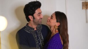 #Diwali2021: Ranbir Kapoor and Alia Bhatt get lost in each other’s romantic eyes, share a super cute ‘couple moment’ in ethnic wear
