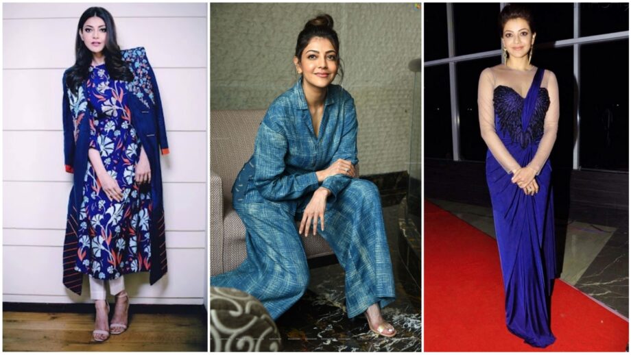 Dress All Blue With Kajal Aggarwal: These Looks Of Her In Blue Are Killer 499481