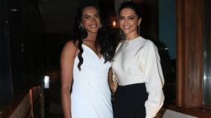Ranveer Singh & Deepika Padukone’s smashing time with PV Sindhu