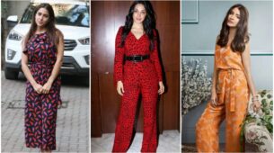Fashion Beauties: Sara Ali Khan, Kiara Advani and Anushka Sharma look vibrant in colour printed jumpsuits