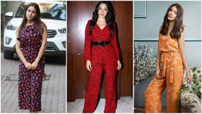 Fashion Beauties: Sara Ali Khan, Kiara Advani and Anushka Sharma look vibrant in colour printed jumpsuits