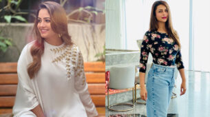 Fashion Divas: Anita Hassanandani looks divine in white, Divyanka Tripathi makes a statement pose in floral top and denim jeans