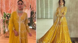 Fashion Faceoff: Kareena Kapoor Khan Vs Sanya Malhotra: Who Donned The Ridhi Mehra Yellow Ensemble Better?