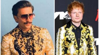 Ranveer Singh VS Ed Sheeran: Which Celeb Looks Uber Cool In Versace Blazer Jacket?