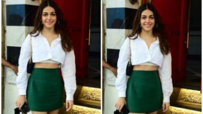 Casual Yet Stylish: Alaya F Is A Sight For Sore Eyes In Green Skirt Styled With White Crop Top; Take A Look