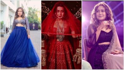 From Party Dresses To Breezy Sparkling Lehengas, Neha Kakkar Slays In All Outfits With Ease, Take Cues