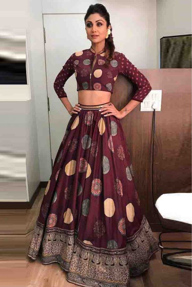 Garba Ready! Take A Look At Shilpa Shetty Kundra’s Chic Traditional Looks Of All Time; From Boho To Florals - 3