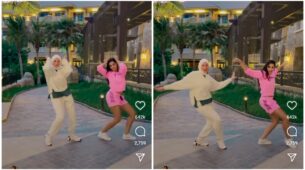 Garmi On The Road Baby: Nora Fatehi does a super hot dance in pink coordinated shorts and crop top, flaunts her curvaceous midriff like no other